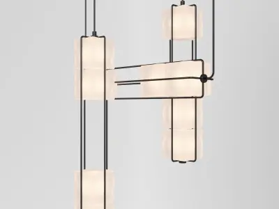 Alice Chandelier Free low-poly 3D model