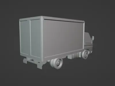 Hyundai HD 45 Low-poly 3D model