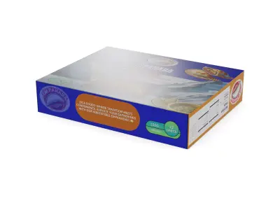 Frozen dough Frozen Empanada Dough Low-poly 3D model