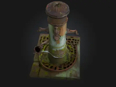 Medieval War Drum  The Beating Heart of Battlefield Command 3D model