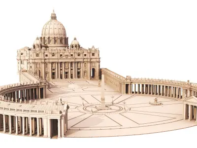  St Peter Basilica High Shading 