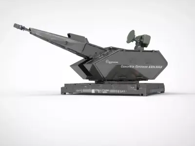 Skynex self propelled anti aircraft gun  3D model