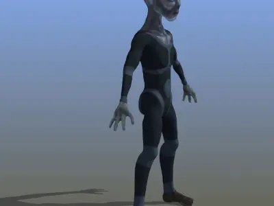 Grey Alien 3D model