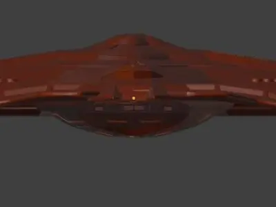 Fletcher Class Starship 3D model