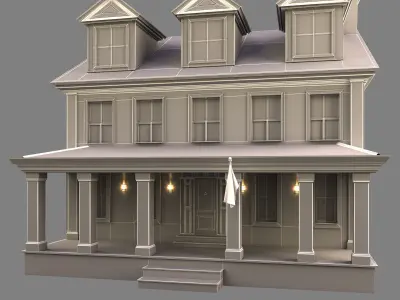 exterior classic 3D model