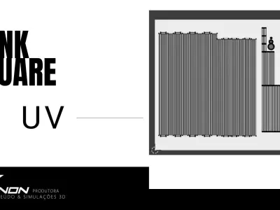 Park Bench Low-poly  Low-poly 3D model