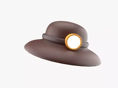 Travelling Hat 3D model