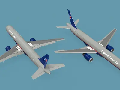  United Airlines Boeing 757 Rigged 