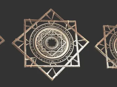 Dr Strange Influenced Magic pattern 3 designss 3D model