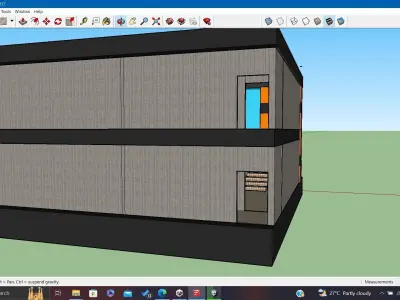simple building  3D model
