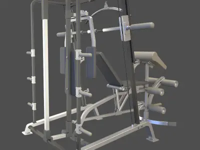 Gym Equipment 3D model