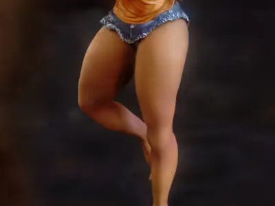 Street Fight - Laura Matsuda - Natasha Hopkins 3D print model