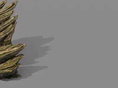 Explore the mountains - rock 011 3D model