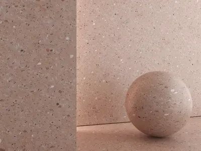 Terrazzo Material and Tile - Set 09 Texture