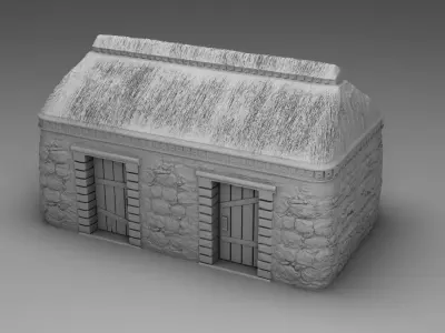 Large temple of Maya 3D print model