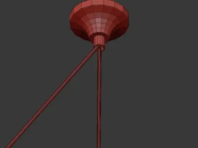 Multisphere Pendant White 5 3D model