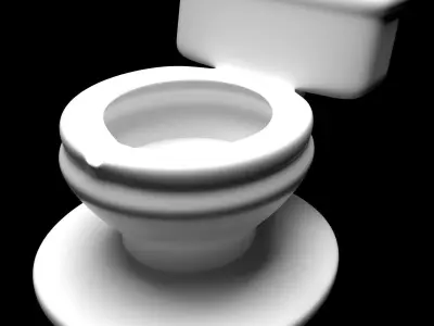 Toilet Ashtray 3D Ready Print Model 3D print model