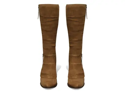 Lace Effect Old Gringo Boots Low-poly 3D model