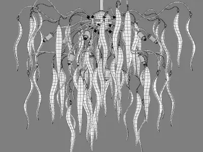 792124 Mocco Lightstar Chandelier 3D model