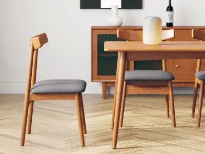 modern dining room 223 3D model