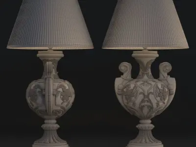 Seven Sedie Etruria Lamp 3D model