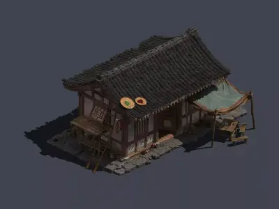 house old house 3D model buy
