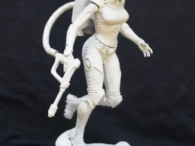 Space Girl  3d print model 3D print model