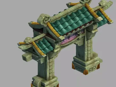 Gang - Decorative Door 03 3D model