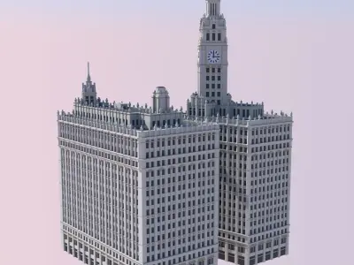 Wrigley Building 3D print model