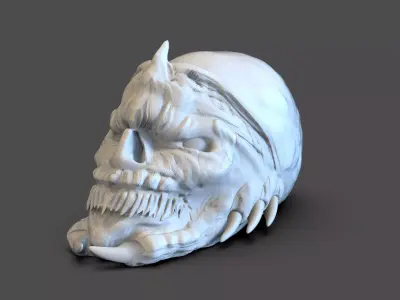 Creature Skull 3D print model