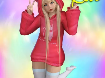 Rose For G8F and G81F 3D model