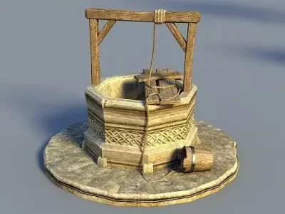 Desert Well 3D model