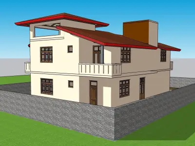 ELEGANT House  Srilanka 2 3D model