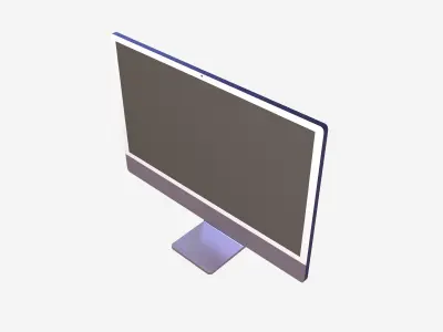 Apple imac 2021 v1 005 Low-poly 3D model
