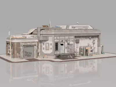 Neighborhood House Building 10 3D model