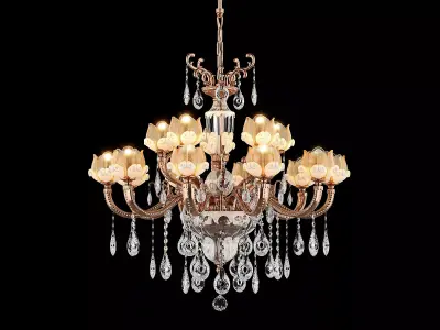 MD 6806-10-5 Osgona Chandelier 3D model
