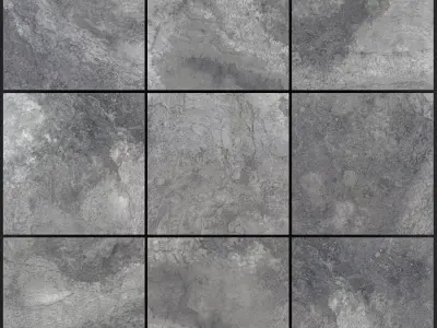 Yurtbay Seramik Bizantino Argento 300x300 Set 2 3D model