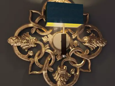 Wall lamp Bra 3D model