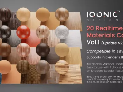 Realtime Wood Collection Vol01 By Iqonic Design Texture