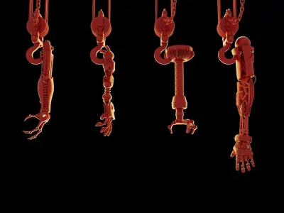 Robot Arm Packet 3D model