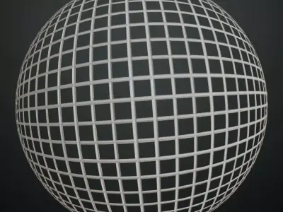 Wireframe PBR Seamless Texture