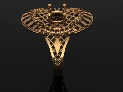 women fusion ring 3d print ultra light 3D print model