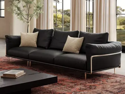 Industrial Living Interior scene 3D model