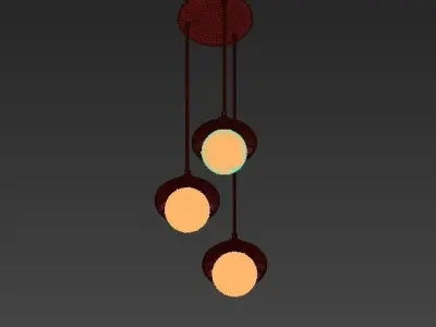 Loft Cone Pendant Reflector 3 3D model