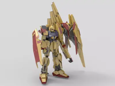 Hyaku Shiki Guardian 3D model