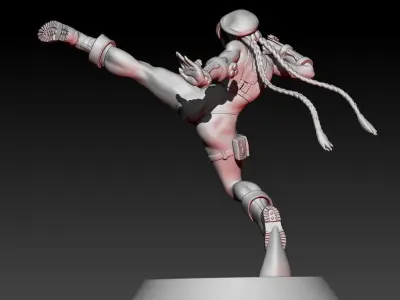 Street Fighter Cammy 3D print model