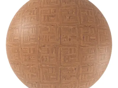 Parquet - Laminate - Wooden floor 4 in 1 3D model 24
