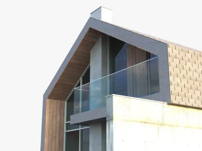 house Low-poly 3D model