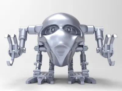 Raptor Robothelmets Series Sci Fi 3D print model