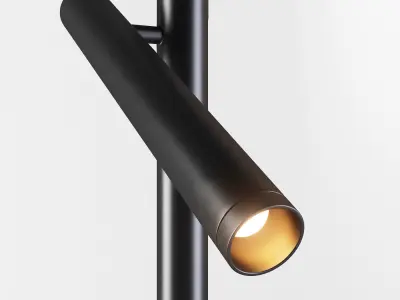 Backlight freestanding lamp 3D model